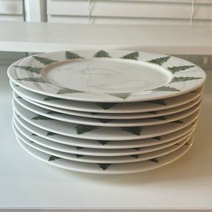 Christmas plates